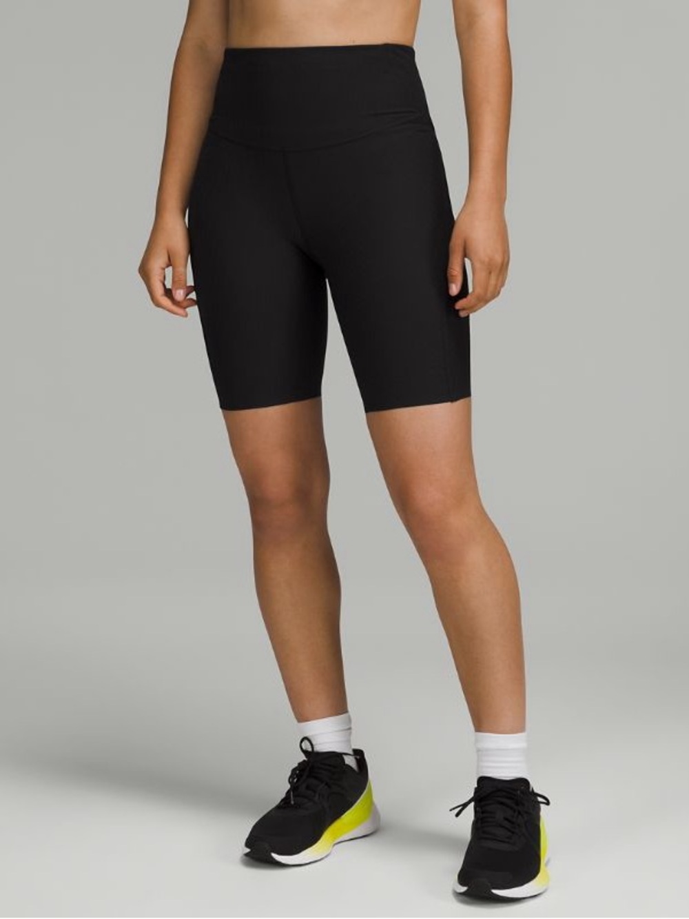 Lululemon Base Pace High-Rise Short 8" *Ribbed Nulux in Black - 10
